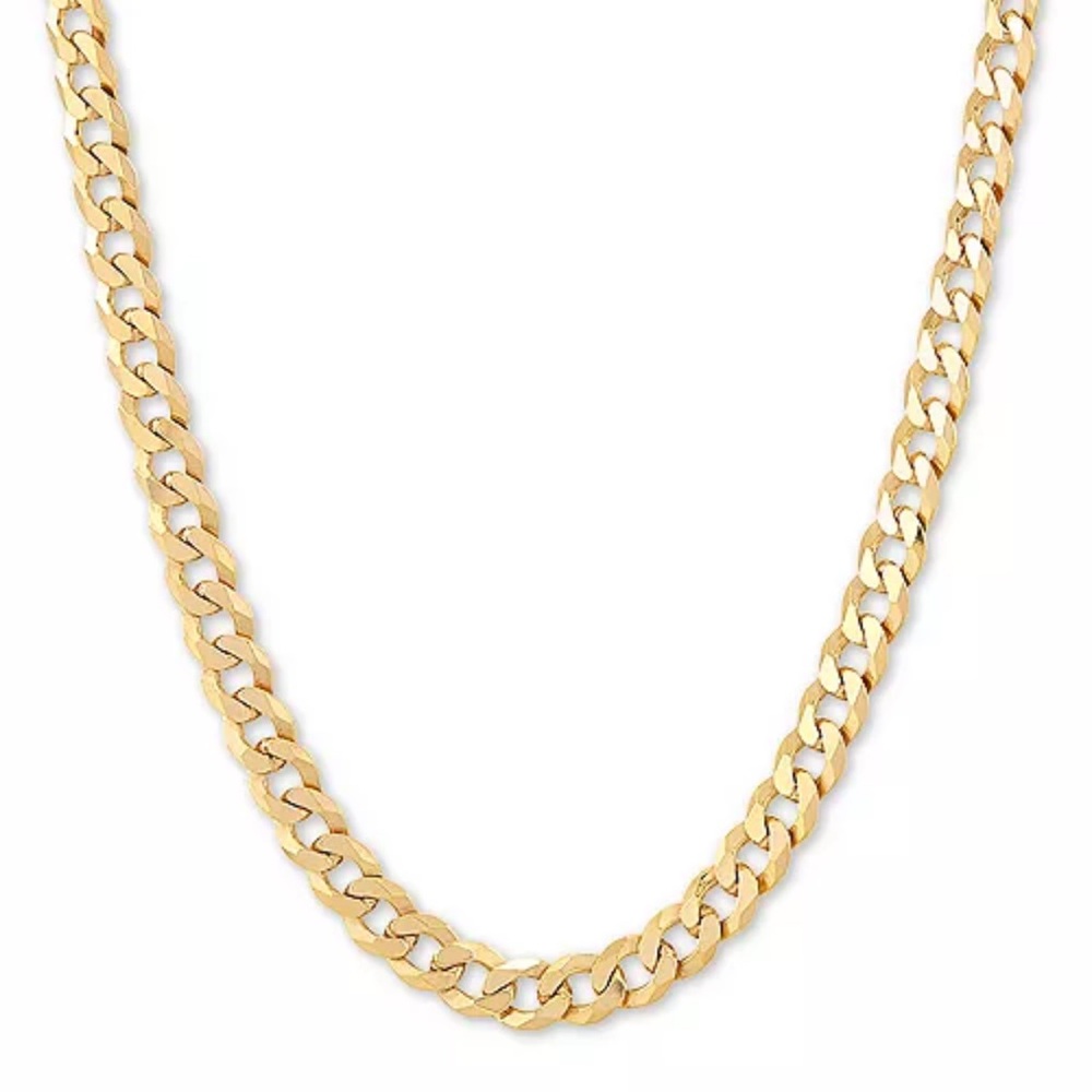 Gold Chain 18KGP with Classic Curb Link Design